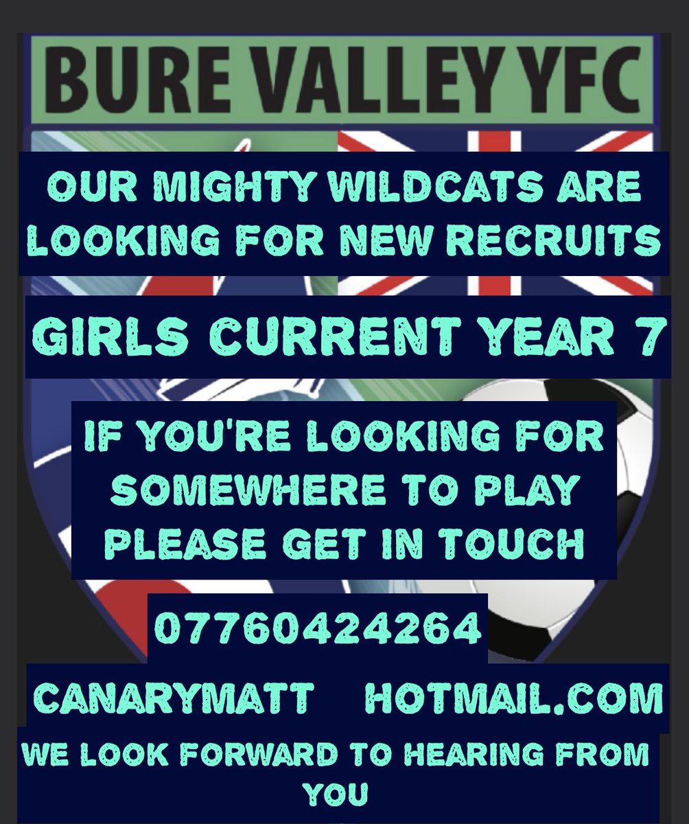 burevalleyyfc's tweet image. @NorfolkCountyFA @NWGFL