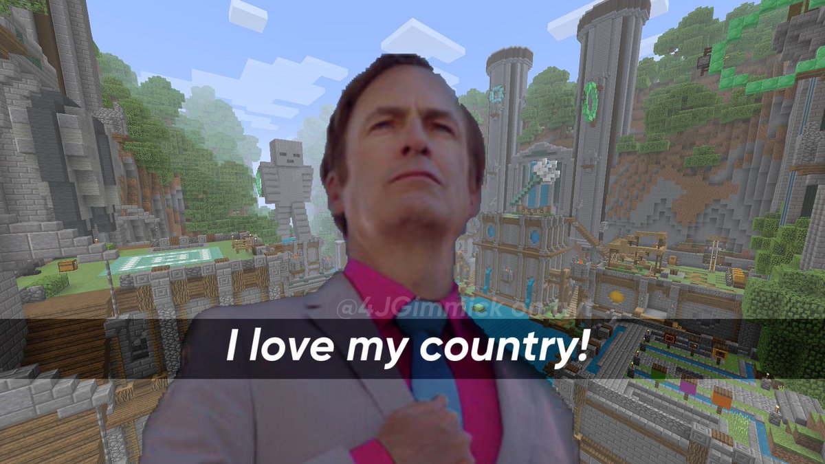 4JGimmick's tweet photo. I love my country!!!

#Minecraft #MinecraftLegacy #MinecraftConsole https://t.co/KwEWJiEBN6