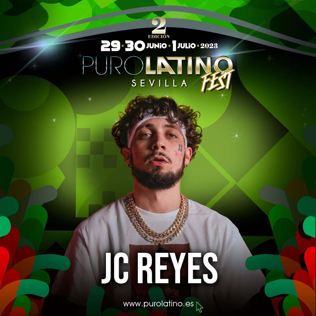 PuroLatinoFest's tweet photo. ¡JC Reyes confirmado en #PuroLatino! Nos vemos disfrutando su arte dentro de muy pocas horas 💚 https://t.co/kdKzw0ddIu