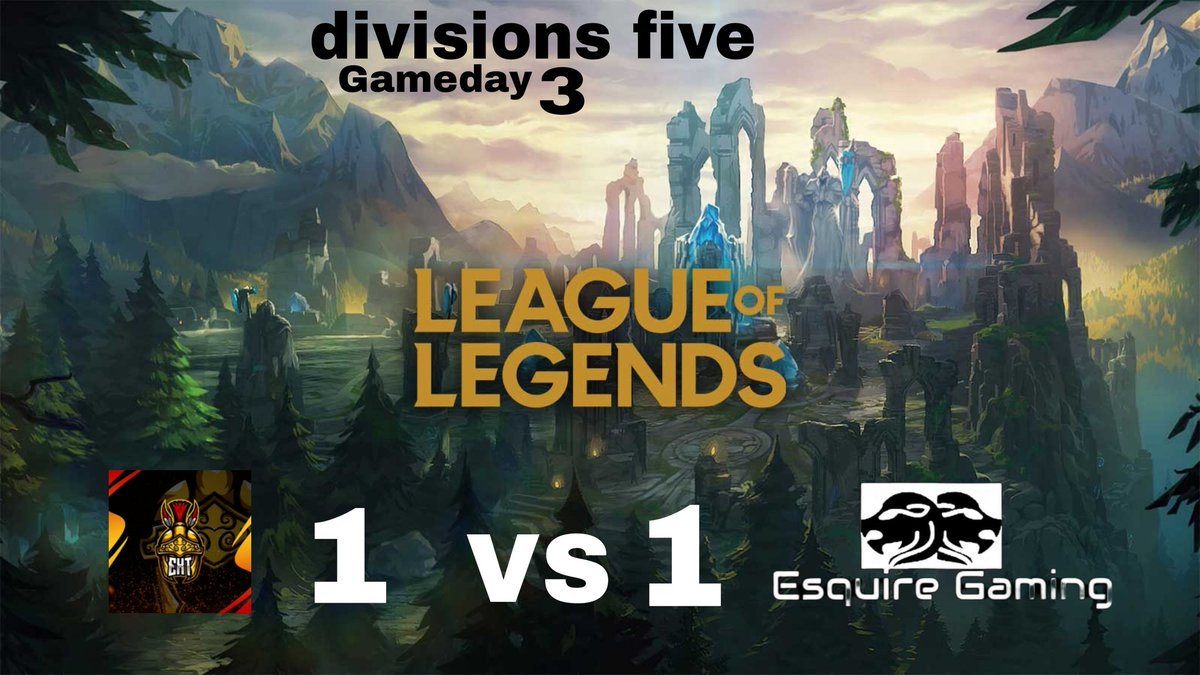Gameday 3

Unentschieden mit großen Fragezeichen.

#winner #lol #leagueoflegends #esport
#gameday #esquiregaming #team
#neuesteam #primeleague #einteam
#einziel #aufstieg #playoffs #playoffsbaby