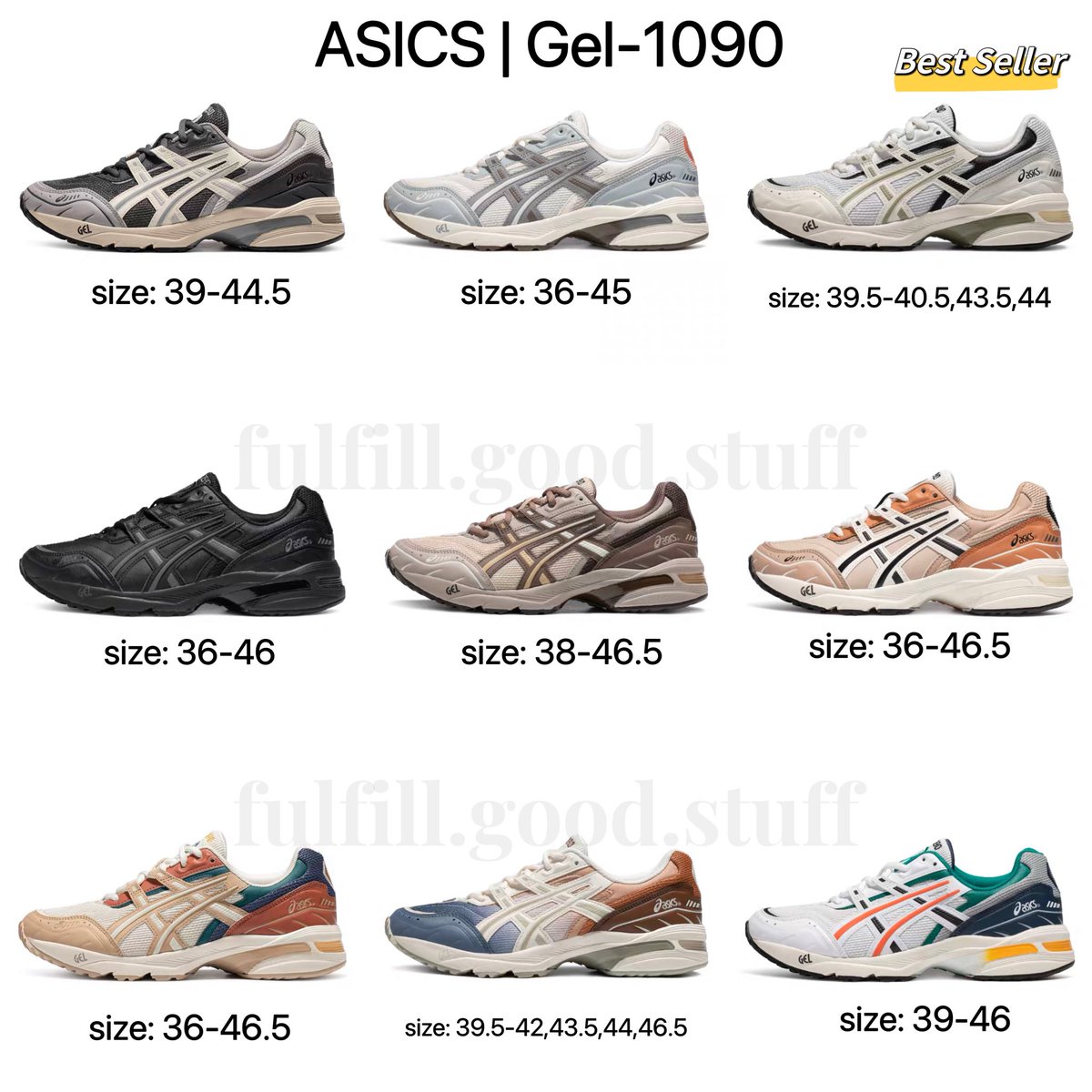 fulfillgoodstuf's tweet photo. ASICS - GEL-1090 | ✨3990฿✨
Size ตามในรูป สอบถามไซส์อีกครั้งก่อนสั่งซื้อ
☑️สินค้าพรีออเดอร์
☑️จัดส่งฟรี
☑️มีหลักฐานการกดสั่งซื้อทุกครั้ง
‼️ราคานี้เฉพาะตอนลดของแบรนด์เท่านั้น‼️
#asics #asicsth #asicsthailand #preorder #sneakers #asicsshoes #asicssneakers #asicsgel1090 https://t.co/33k8ZikfF8