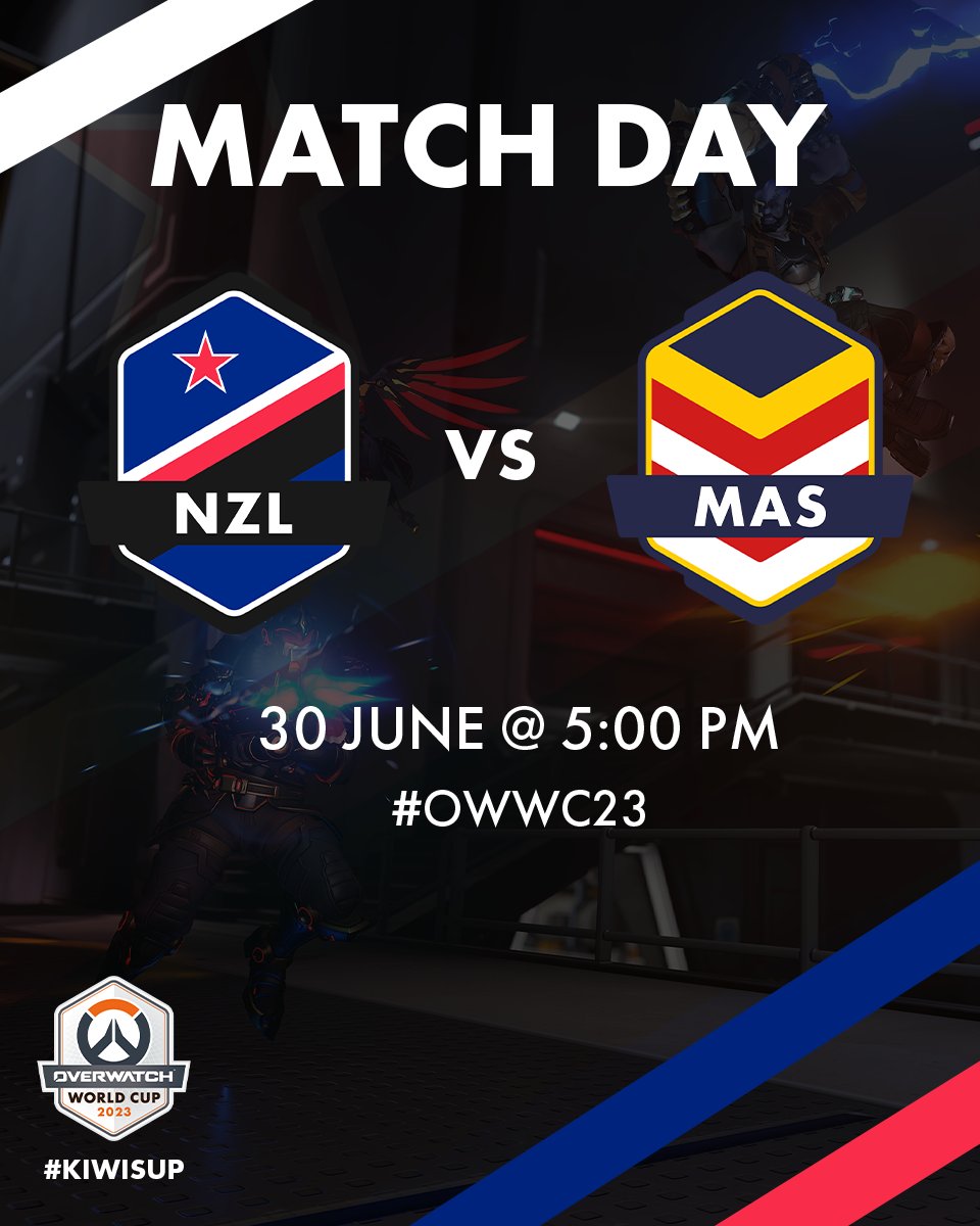 Team NZ Overwatch (@nzowwc) on Twitter photo Week 2 comin at you!
First cab off the rank - our battle with <a href="/malaysiaowwc/">Team Malaysia Overwatch</a> 👊
🔴twitch.tv/playoverwatch
#KiwisUp🥝|| #OWWC2023 || #NZLWIN🇳🇿 Week 2 comin at you!
First cab off the rank - our battle with <a href="/malaysiaowwc/">Team Malaysia Overwatch</a> 👊
🔴twitch.tv/playoverwatch
#KiwisUp🥝|| #OWWC2023 || #NZLWIN🇳🇿