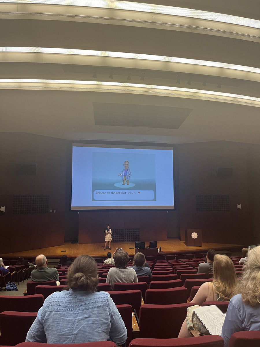 Thank you to everyone who watched my talk and/or cheered me on from afar! Very happy to say more people now know what the heck an alvar is. (Also, it is very hard to see but I wore amazing spider web heels.)