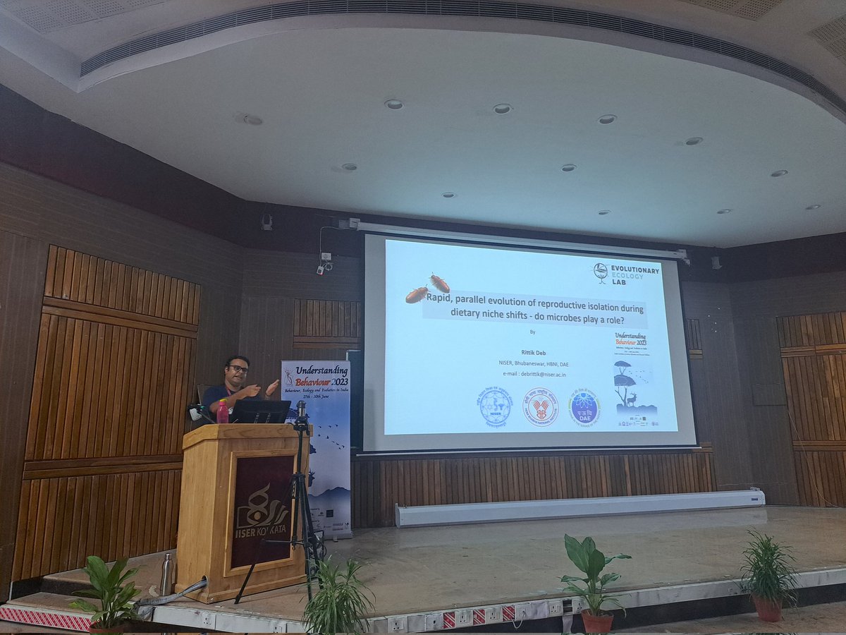 Manjari Jain (@minivets) on Twitter photo <a href="/Torsay/">Viraj Torsekar | विराज तोरसेकर</a> <a href="/wii_india/">Wildlife Institute of India</a> We enjoyed a great talk by Dr. Rittik <a href="/raxitdaves/">Rittik Deb</a> from <a href="/niserbbs/">NISER Bhubaneswar</a> on rapid parallel evolution in flour beetles and the possible role of microbes. <a href="/Torsay/">Viraj Torsekar | विराज तोरसेकर</a> <a href="/wii_india/">Wildlife Institute of India</a> We enjoyed a great talk by Dr. Rittik <a href="/raxitdaves/">Rittik Deb</a> from <a href="/niserbbs/">NISER Bhubaneswar</a> on rapid parallel evolution in flour beetles and the possible role of microbes.