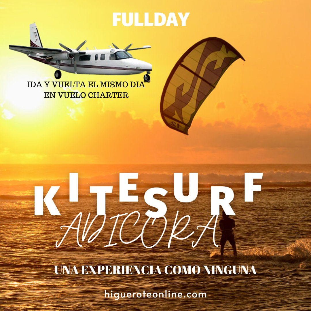 Para los verdaderos amantes del Kitesurf
#Adicorakitesurf
Para grupos hasta 6 personas con sus equipos deportivos
#kitesurf #adicora #vueloschartersconhigueroteonline