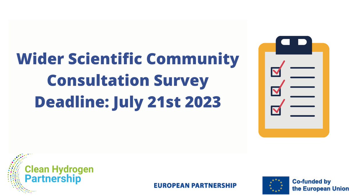 💬Tell us what you think!
We invite the Wider Scientific Community to share their views on our programme and future priorities!

📝Fill out the Survey here: lnkd.in/erHnCKjW

Deadline 21 July!