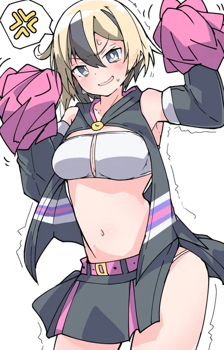 竜子ちゃんのチアコスすっげえ可愛い(語彙力の低下)( 'ω') #アリスギア #アリスギアお絵かき