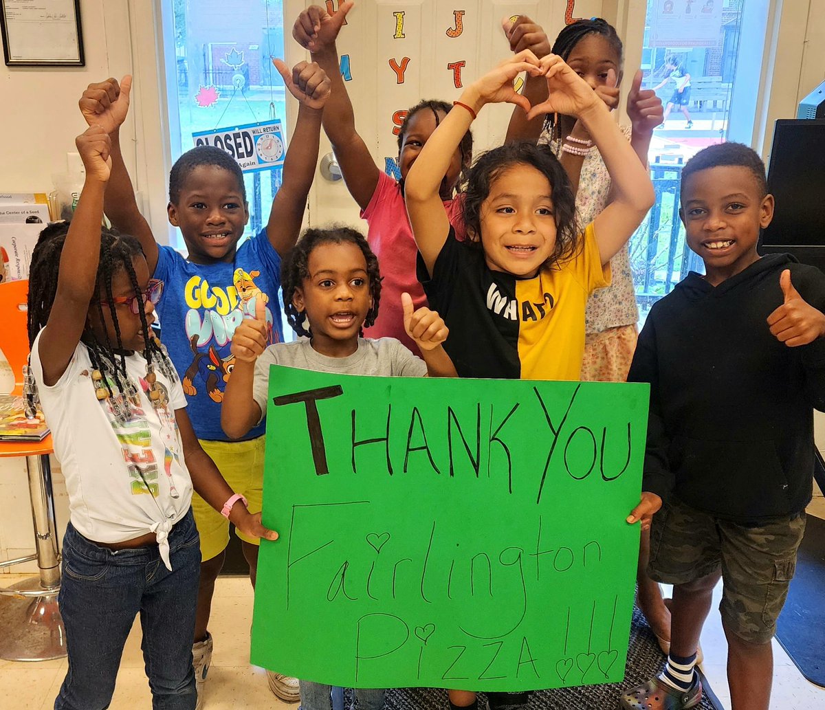 Jacinta4AlexVA's tweet image. A huge THANK YOU to Nick from Fairlington Pizza for donating the pizzas for our Ruby Tucker Summer "Books and Pizza" Party!!! We appreciate you and all that you do for the Alexandria community!😎📚🎉🍕🫶🏾🎈 #RubyTuckerReaders #AlexVA #ARHA #SummerFun2023 #readtoachild