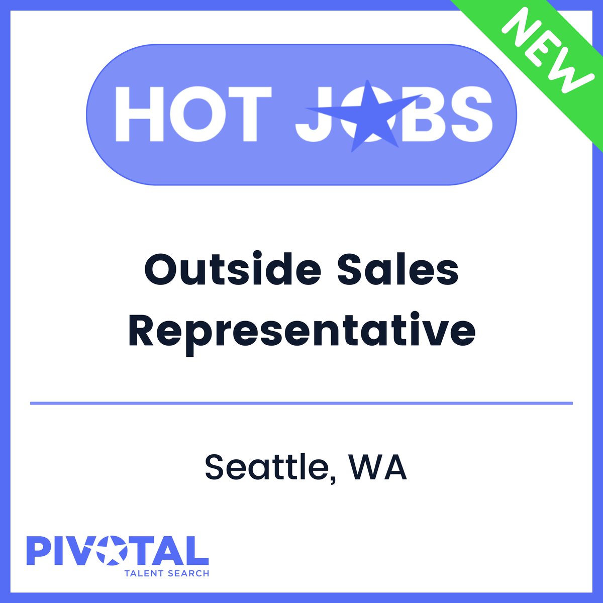 A team environment is seeking a motivated, talented, and creative professional to become an Outside Sales Representative for their Seattle showroom. Apply now! jobs.crelate.com/portal/pivotal…
#joblisting #hiring #jobs #salesjobs #seattlejobs