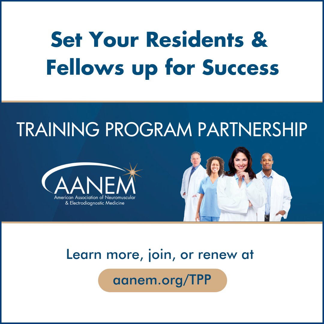 AANEMorg's tweet photo. Reminder - If you have not renewed your program's participation for 2024, your enrollment may expire June 30, 2023.

Learn more, enroll, or renew here: https://t.co/AJpn4DwdLE

#AANEM #TPP #Resdient #Fellow https://t.co/a41t6hyTAe