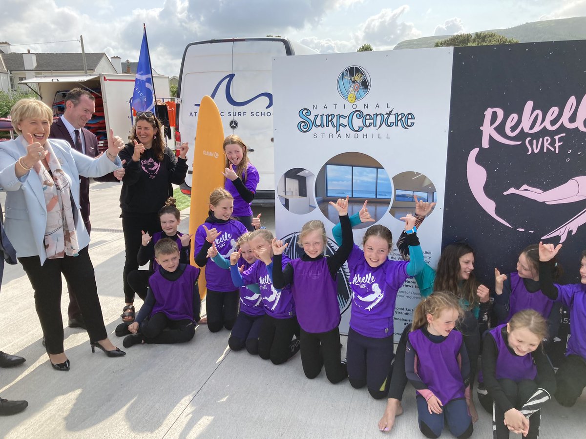walshthomasf's tweet photo. Ireland's new €3m state-of-the-art National Surf Centre is now open in Strandhill 🤲

It is expected the centre will lead to 40k visitors annually spending €3.4m in #Sligo

The Centre was officially opened by Ministers Catherine Martin and Heather Humphreys. https://t.co/TbwuaVjtGl