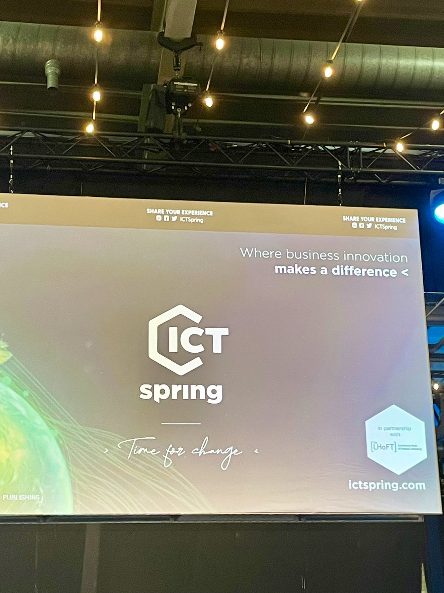 SoeleneJ's tweet photo. Today is #ICTSpring Day. https://t.co/huwDy5OHJQ