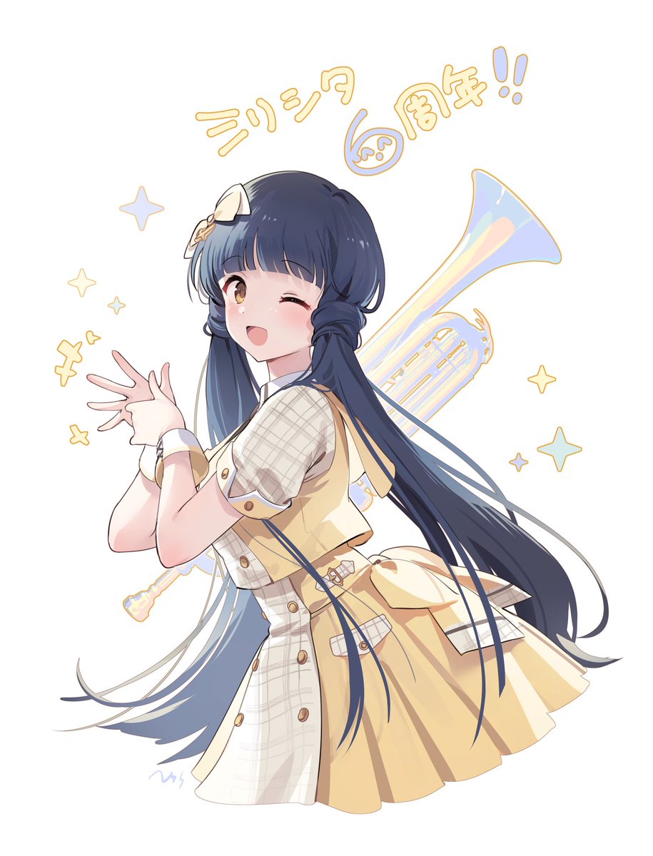 ミリシタ「ミリシタ6周年おめでとうございます! #ミリシタ6周年 #北上麗花」|nysのイラスト