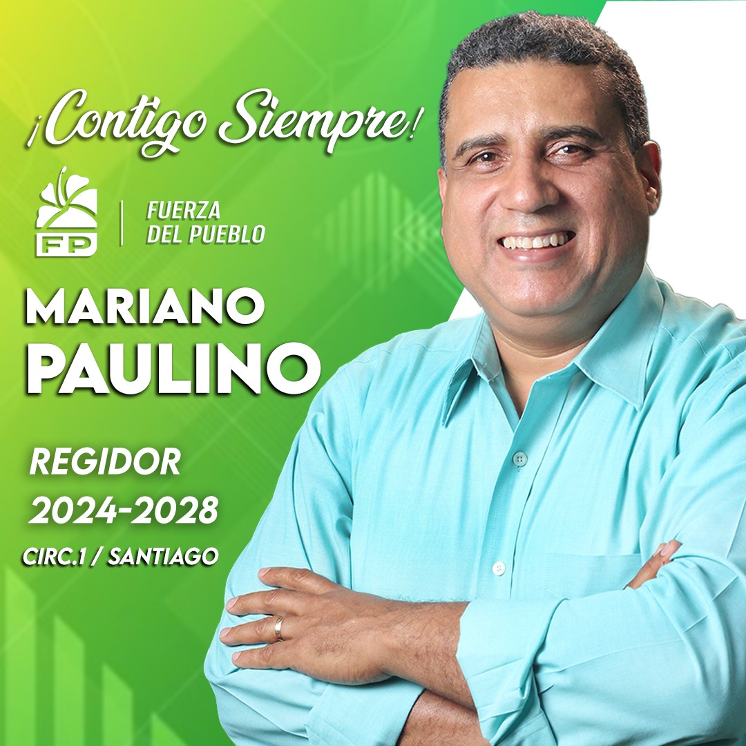 trocheperez01's tweet photo. De último minutos: El regidor de santiago por la circunscripción #01 MARIANO PAULINO revela que en santiago la @FPcomunica como el están seguro de ser el más votado en el 2024 en la municipales el legado de trabajos que hemos hecho serán nuestra carta de triunfo https://t.co/PsdoUa7Afp