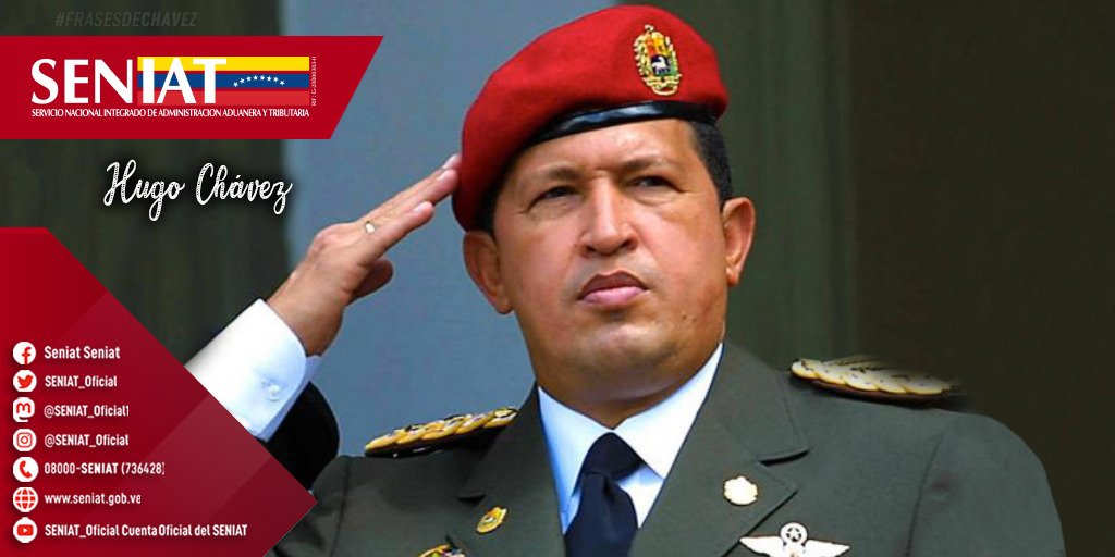 SENIAT_Oficial's tweet photo. "Hemos llegado de nuevo a la Patria venezolana. Gracias, Dios mío. Gracias Pueblo amado (...) Gracias a Fidel, a Raúl y a toda Cuba. Gracias a Venezuela por tanto amor".

Hugo Chávez. mensaje a través de su cuenta en twitter @chavezcandanga, 18 de febrero de 2013. https://t.co/clRh3axpG1