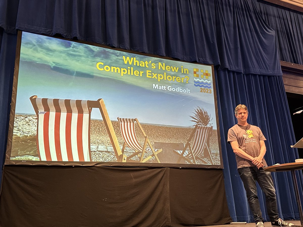 ciura_victor's tweet image. Latest and greatest in @CompileExplore from @mattgodbolt.
So many useful hidden tools: 1h packed with cool workflow examples, with multiple user personas. Loved that!
Thanks Matt & CE team for all the work and care you put in for us.
@cpponsea #cpp #CppOnSea