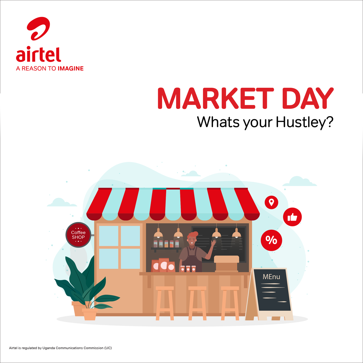 Airtel_Ug's tweet photo. Let us connect you to your next customer. Tell us what you do, and we will give you a #SupaCombo package to support your business. #AirtelMarketDay #AReasontoImagine https://t.co/ZQFwhzHoia