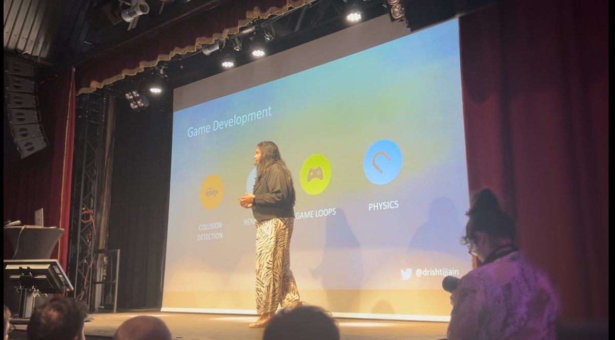 drishtijjain's tweet image. The Key Takeaway from my talk is :
‘Learning is where Fun is’
Go have fun with Go and build Games 🎮
@gopherconeu #gopherconeu @golang