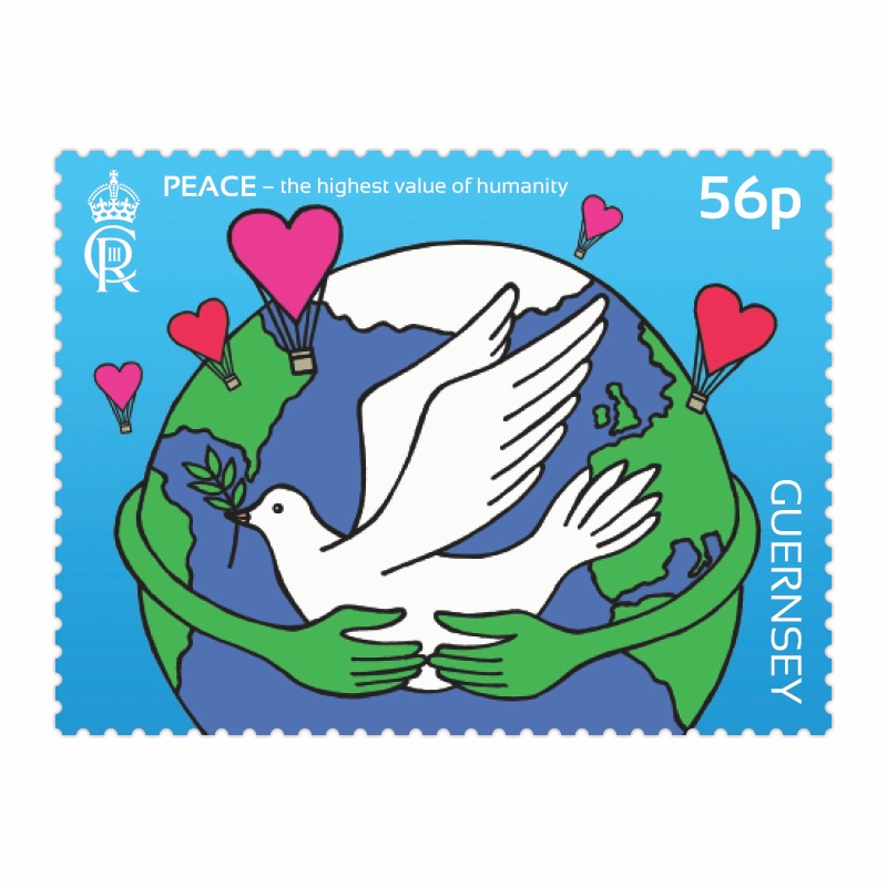 This year's @EUROPAstamps theme is #Peace to show solidarity with #Ukraine. We are proud to release #stamps depicting different images, including the #dove, which has been a symbol of peace for thousands of years in many different cultures #hobbies guernseystamps.com/new-issues/gue…