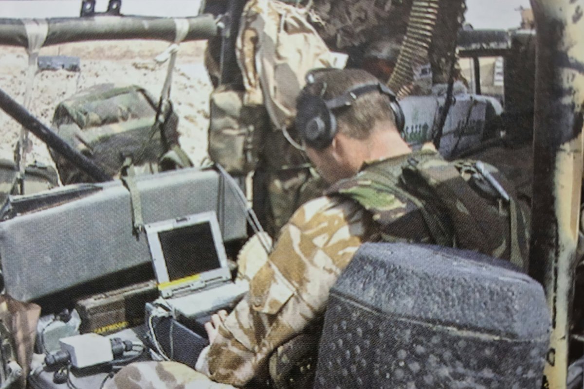 A mobile Radio Reconnaissance Team from Y Squadron using SCARUS.