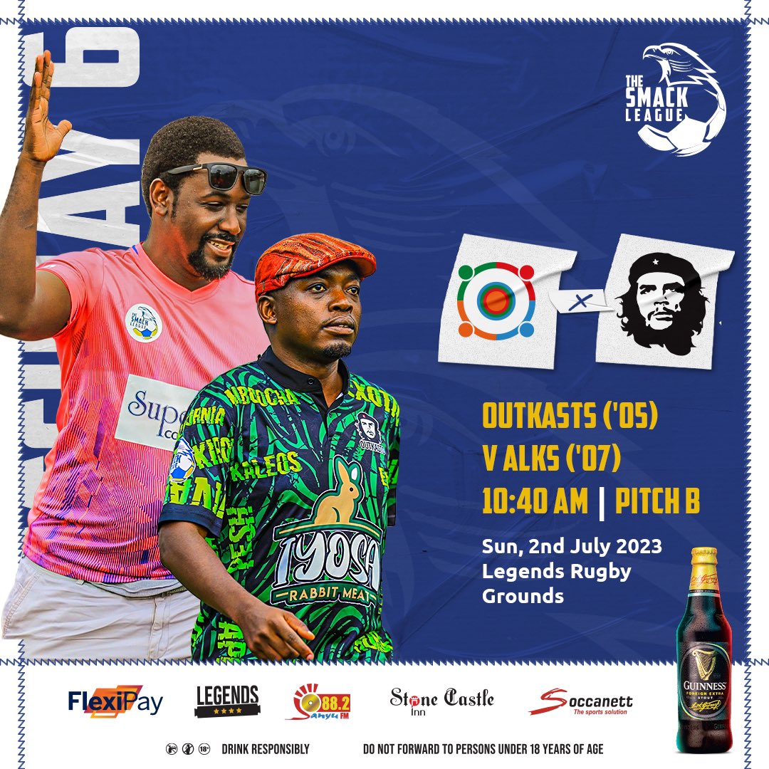 TheSMACKLeague's tweet photo. Derbies!🍿

Lycans and Mafiaz clash on Pitch A as Alks take on OutKasts in the ‘Derby Round’. 

⌚️10:40am. 
🏟️@LegendsKla 

#TSL6 https://t.co/VpwJ6fxLIL
