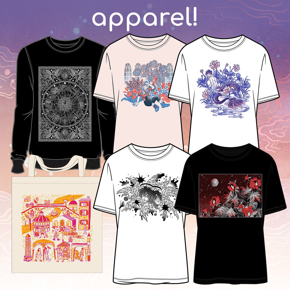 etluiii's tweet photo. if youre going to anime expo this weekend come visit me and @aokamei at table i37!! made two new shirt designs that im excited to debut ^^ #AX2023ArtistAlley #AnimeExpo2023 https://t.co/voXpb4Ktmk