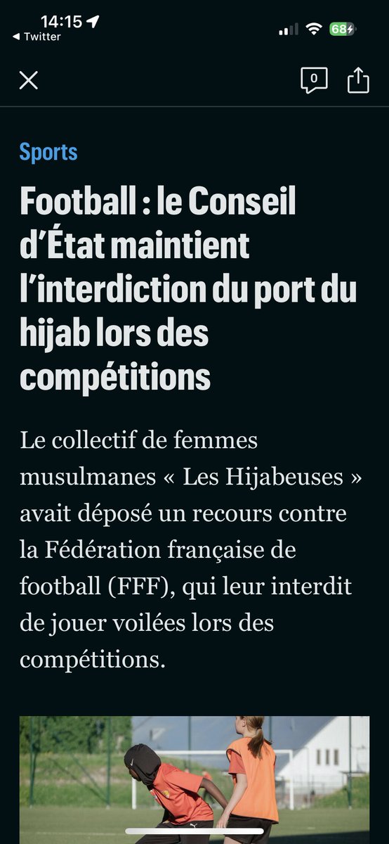 Une très bonne chose ! Laïcité et que la laïcité.

Défaite de l’islamo gauchisme. #conseildetat