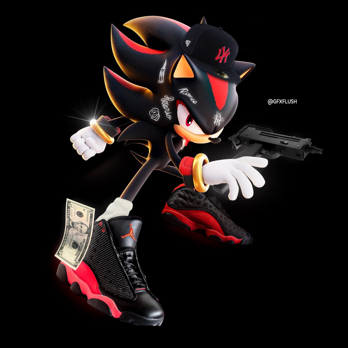 Yung Beef si fuera un personaje de Sonic sería este 👹