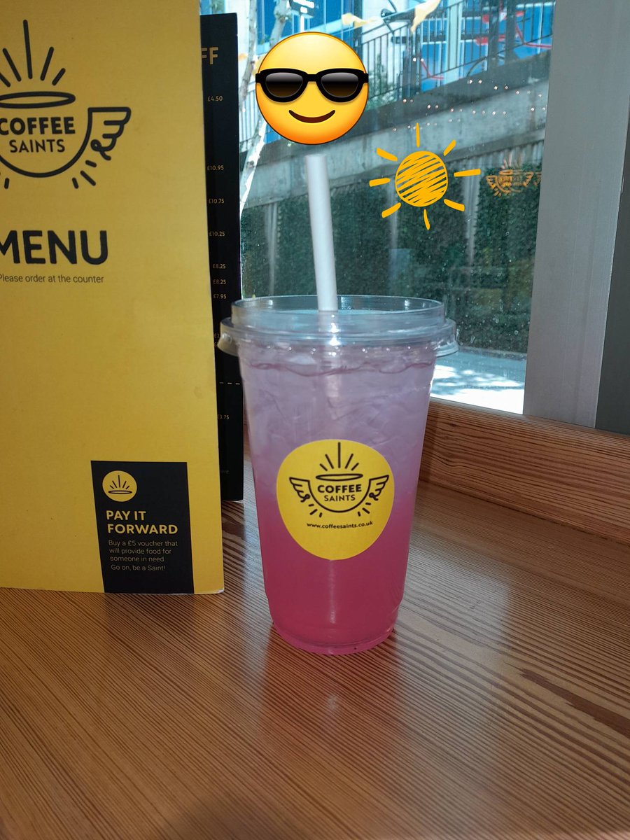 Come and try our new Pink Lemonade Fruit Cooler 🧋Perfect refreshing taste on a sunny summer day!😋😎😎🤩 #Edinburgh #edinburghcoffeeshop #sunshine #summer #socent #coolmoments