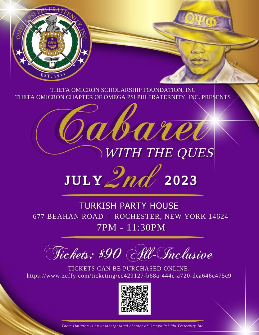 Grown Folks Looking to have a Grand Time for a Great Cause?! Join the Men of The Omega Psi Phi Fraternity Incorporated for a fun filled Evening!!!