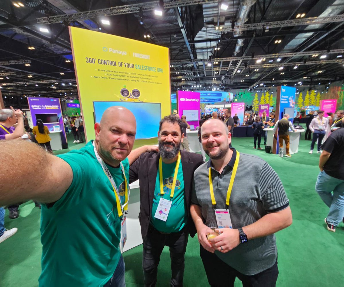 panaya's tweet image. Salesforce World Tour London starts today!!
We'd love to meet you there to talk about your Salesforce Change Management needs. Book a meeting here: okt.to/aO581q and come by booth # 250.

#SalesforceTour #PanayaForeSight #ChangeIntelligence