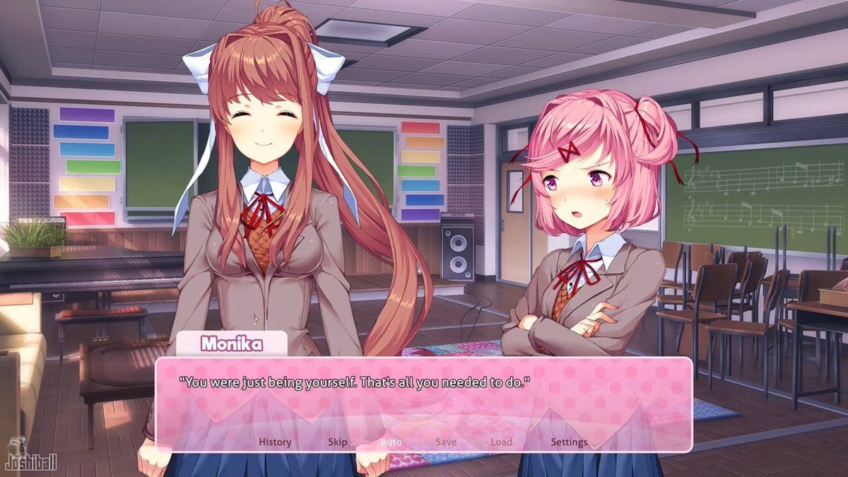 pride flags in the literature club ⁉