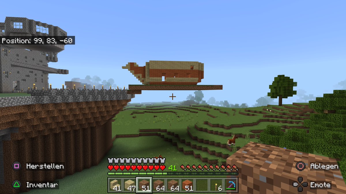 TerraTifaMogry's tweet photo. #PS5Share, #Minecraft #MinecraftRealm #MCRealm @ausgehecktes *Was bau ich denn da auf den Server wieder?* :) https://t.co/LYXnRTTL2L