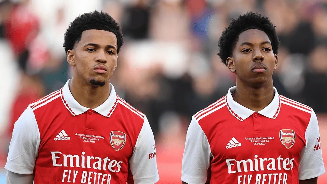 TheSecretScout_'s tweet photo. 🚨 Arsenal have secured top talents in the country Ethan and Myles 🏴󠁧󠁢󠁥󠁮󠁧󠁿 

Easily the best players in the age group across and perhaps the country. 

Great to see clubs retaining top players! Grass isn’t always greener 🙌

Well done Arsenal 🔴#AFC https://t.co/zXkXS2xjma