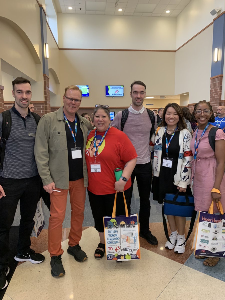 InkyButton's tweet image. Made it from Beijing to Indiana for the #BTCC23 conference.  So excited to meet @PeterLiljedahl ! #LearnISB