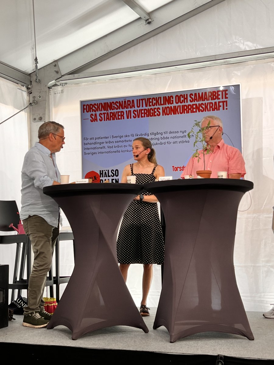 Hur går vi från att bota få patienter till många med nya avancerade terapier, ATMP:s? Anna Falk @Stemcallab illustrerar med hjälp av tomatplantor. Från frö, drivhus och planta – till tomater som gör nytta.
#Almedalen #ATMP #forskning #avanceradeterapier