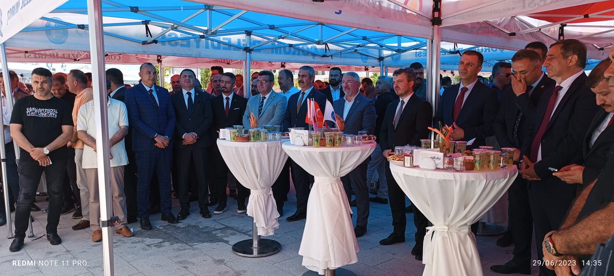 gelecekcrm's tweet photo. Kurban Bayrami vesilesi ile Çorum Valiliği'nin düzenlemiş olduğu bayramlaşma törenine katılım sağladık. @Ahmet_Davutoglu @OmerrUnal @RBekiroglu @MuhammedDerin https://t.co/eTmynoZTaW
