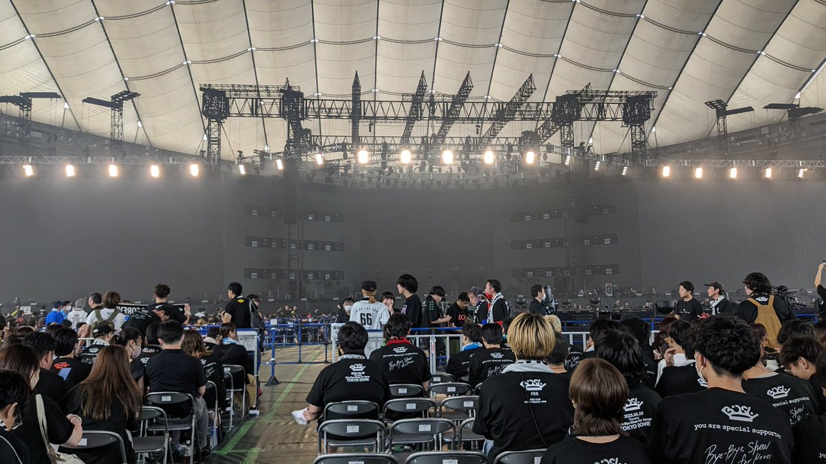 SaySo_ODEN's tweet photo. ＃本日の視界
というか、＃最終日の視界 😭
＃東京ドーム
＃BiSH https://t.co/WGPthzrLuc