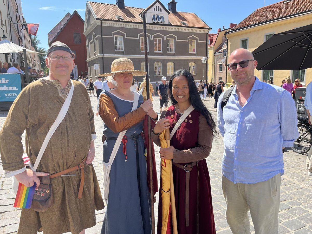 johanssonrikard's tweet image. #Lowtech and #medievaltech at #almedalsveckan med @TechSverige