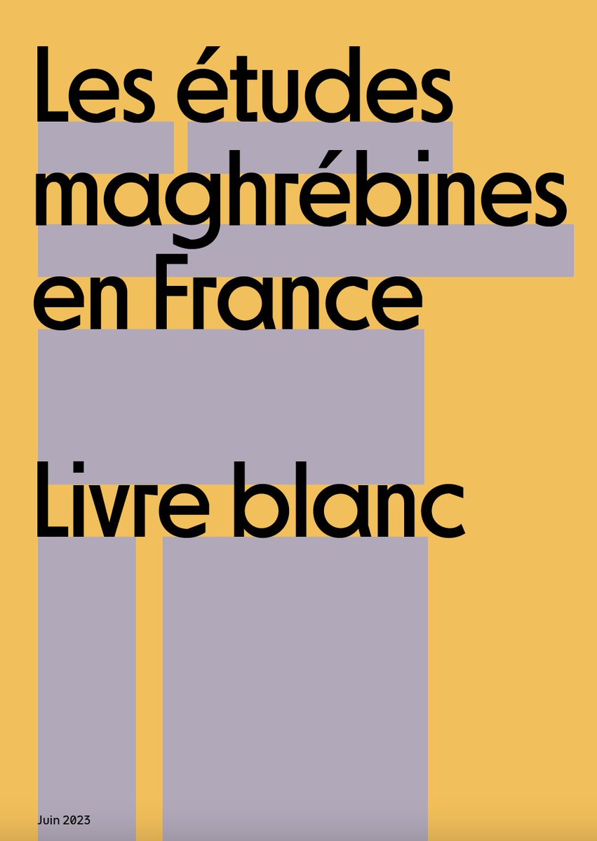 GisMoyenOrient's tweet photo. Parution du @GisMoyenOrient : Livre blanc « Les études maghrébines en France » rédigé par Choukri Hmed et Antoine Perrier. Version numérique complète par ici : https://t.co/8KN0V80nyp https://t.co/3qcKvy6ptt