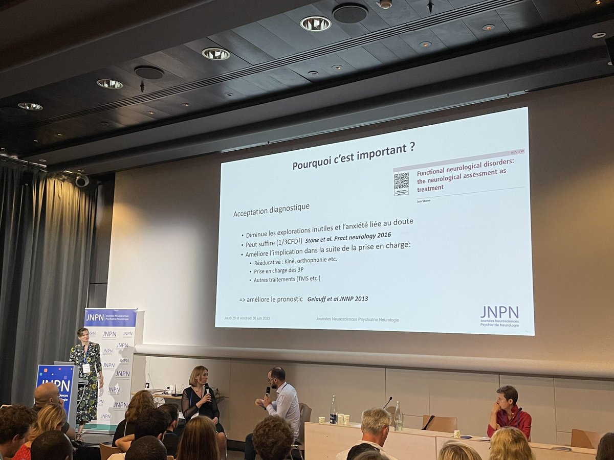 [Comment aborder les TNF par le neurologue et le psychiatre] Session très didactique avec les aspects pratiques de la consultation chez un patient avec troubles neurofonctionnels et des pistes pour la prise en charge <a href="/beagarcin1/">Beatrice Garcin</a> <a href="/CoralineHingray/">Coraline Hingray</a> <a href="/guilhemcarle/">Guilhem Carle-Toulemonde</a>
