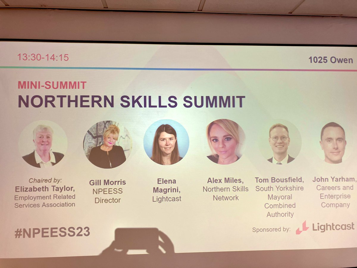 SkillsNorthern's tweet photo. Next up….the panel discussions.  Northern skills - fixing the skills gaps &amp; unlock growth!  @AlexMilesWYLP #NPEESS23 https://t.co/efLmL06e3z