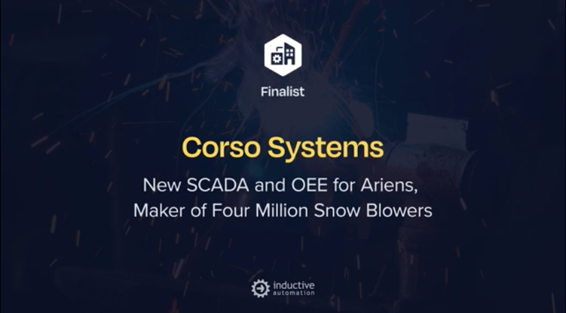 CorsoSystems's tweet photo. Have you read the case study for Corso Systems' ICC Firebrand Award winning AriensCo project? Details - Industry Leading Ignition OEE &amp; SCADA Solution: https://t.co/Atk2aumY8s

#CaseStudy #CorsoSystems #Ignition #SCADA #OEE #PLC #ERP #InductiveAutomation @InductiveAuto https://t.co/hwqXWj8mFd