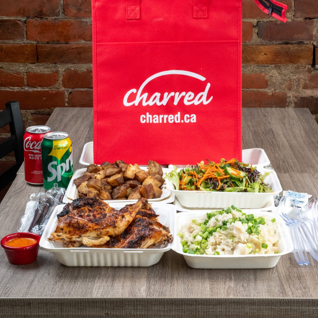 Bring a Charred Picnic Pack over to the
Bayfront Canada Day festivities! 🧺

The Picnic Pack includes our whole chicken and three sides combo, four soft drinks, and everything else you need for the picnic setup.
bit.ly/3YImsj8
#Charred #HamOnt #JamesStNorth