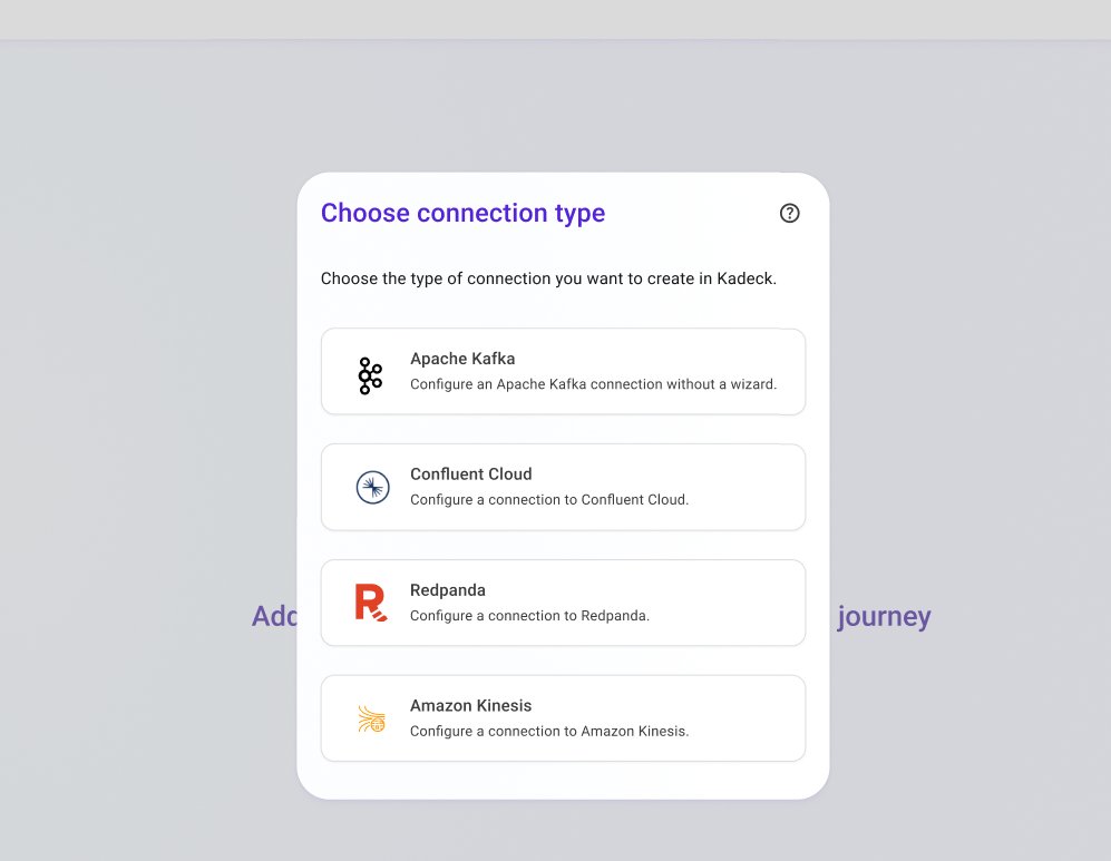 BenjaminBuick's tweet image. We&apos;ve worked hard to make connecting to both popular data streaming clouds @confluentinc Cloud and @redpandadata so much easier with the new Kadeck release. Happy real-time data exploration &amp;amp; monitoring!
🚀 #Redpanda #ConfluentCloud