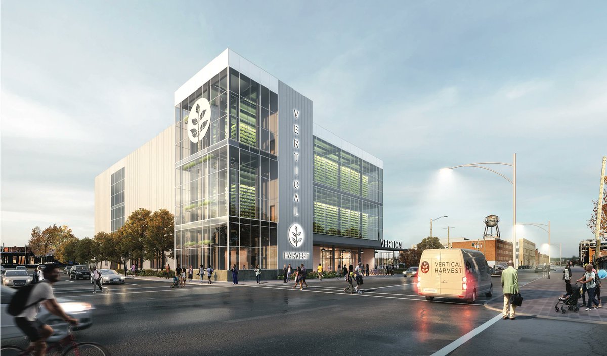 americanjereme's tweet photo. Vertical Harvest's newly announced Detroit location will make an estimated 2.2 million pounds of produce accessible each year.
The vertical farm would create 50 local jobs, 40 percent of which will be reserved for people with disabilities.
#econdev #benefit #commerce #atlnext https://t.co/rxwBRNmZRE