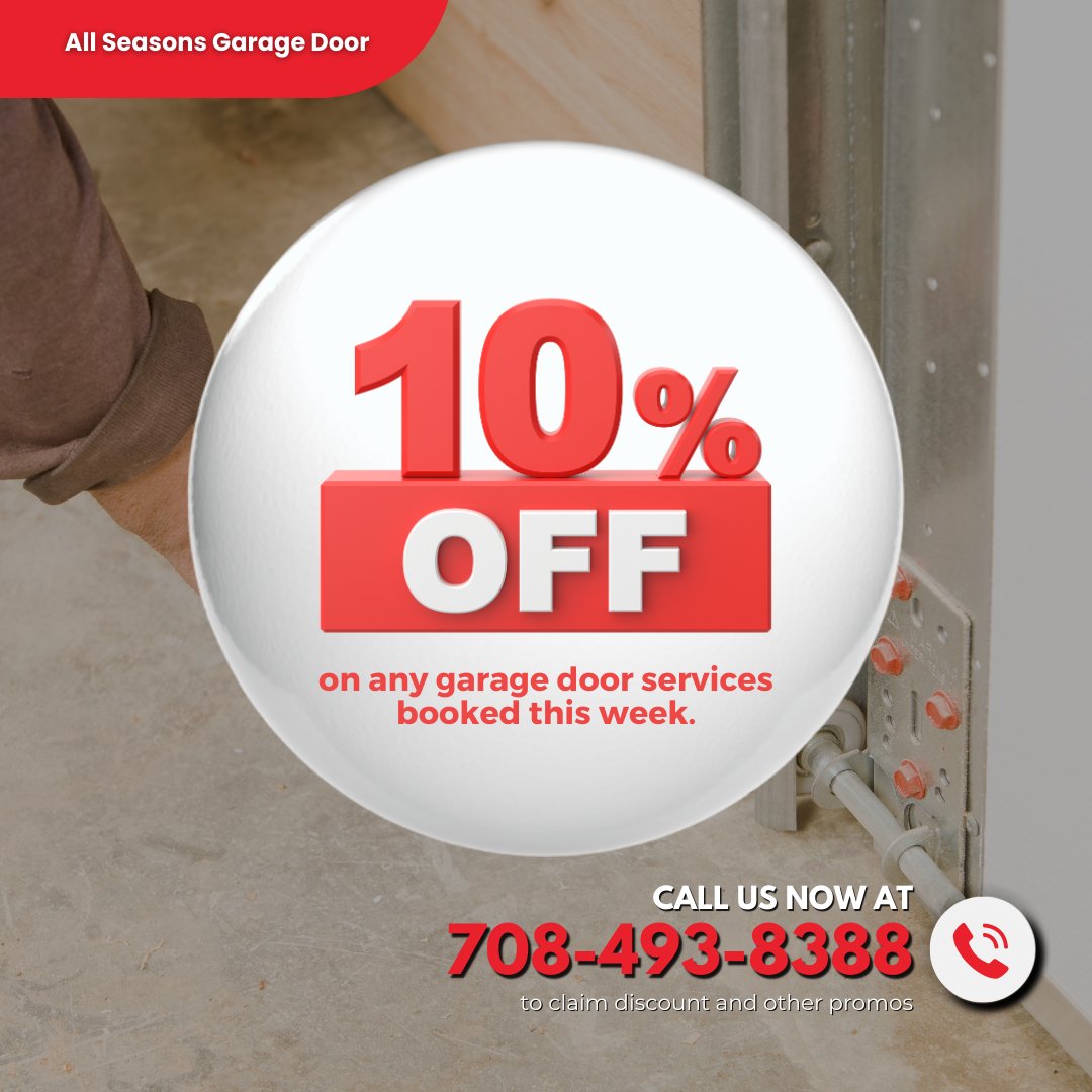 allseasons_door's tweet image. Secure your garage and protect your valuables with our top-quality garage door locks. Our robust locks provide an extra layer of security against intruders. #GarageDoorLocks #EnhancedSecurity #ValuableProtection #TopQuality #Illinois