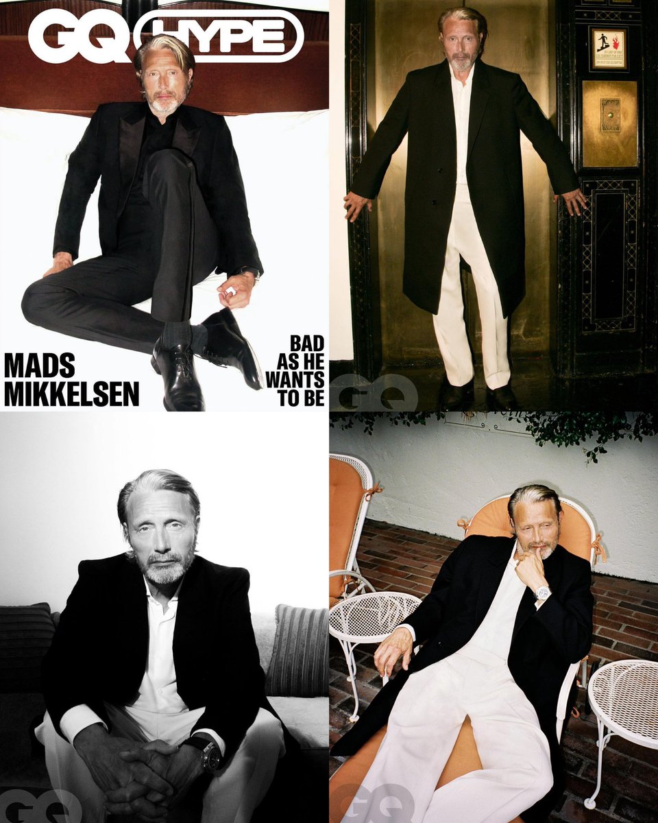 LovclyMikkelsen's tweet photo. [NEW] MADS MIKKELSEN FOR GQ HYPE

HE LOOKS SO GOOD

📸 - IG gq https://t.co/PCdE1qunC1