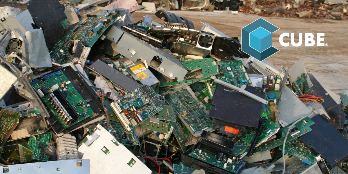 Need help disposing of aging scrap? #CUBE can help! Learn more: bit.ly/2JLTUyZ 

#electroniccomponents #components