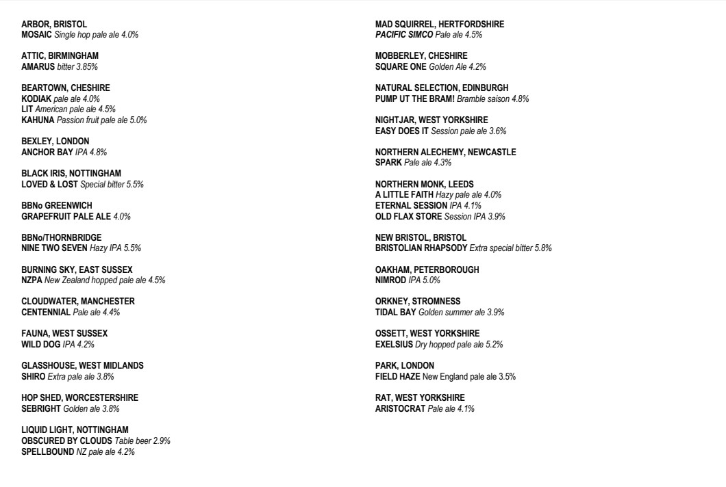 Our Summer Beer Festival officially starts today.
Here is the full beer list. 
Lots of new breweries &amp; beers that never featured here before.
#realale #realaleedinburgh #caskale #caskaleedinburgh #craftbeer #craftbeeredinburgh #edinburghbeer #edinburghpubs #beerfestival